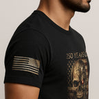 USA 250th Anniversary 250 Years Shirt 1776-2026 Mental Strength Freedom Cyborg Skull Patriotic Mens