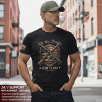 USA 250th Anniversary 250 Years Shirt 1776-2026 We The People Shield Rifles Patriotic Mental Iron Will